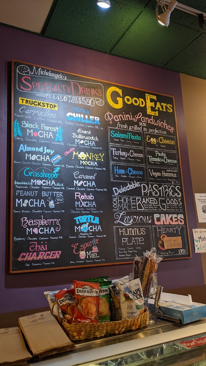 Menu Michelangelo's Coffee House-10