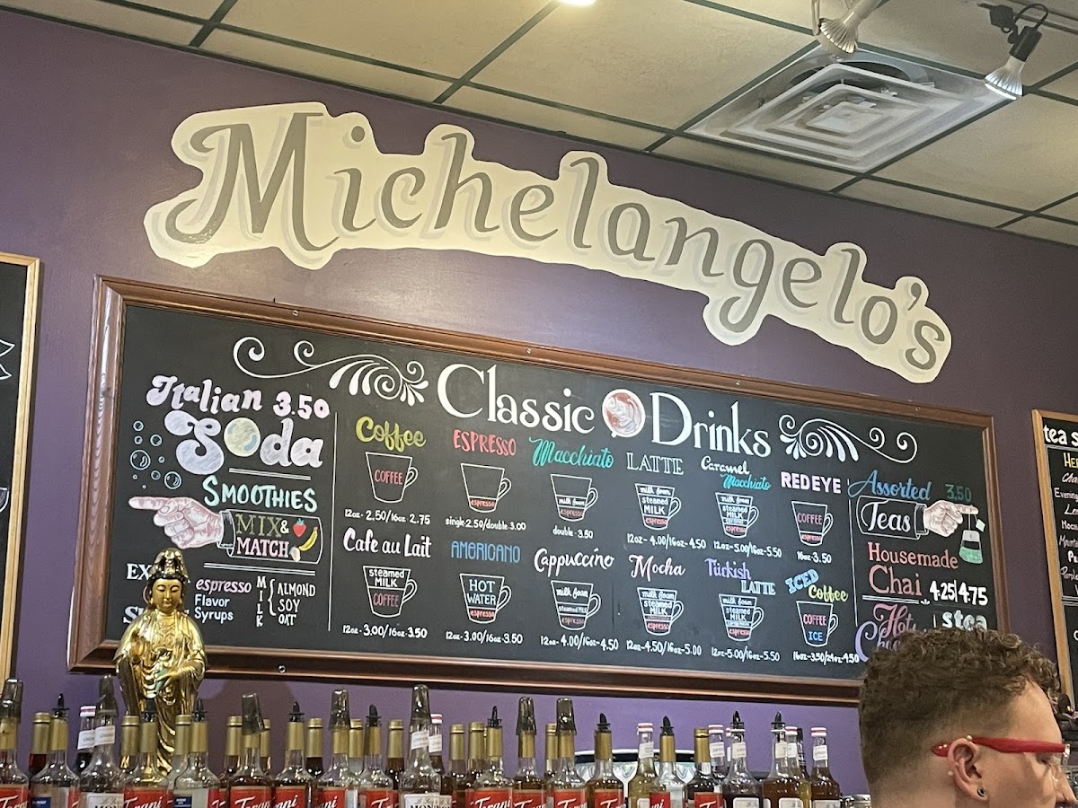 Menu Michelangelo's Coffee House-4