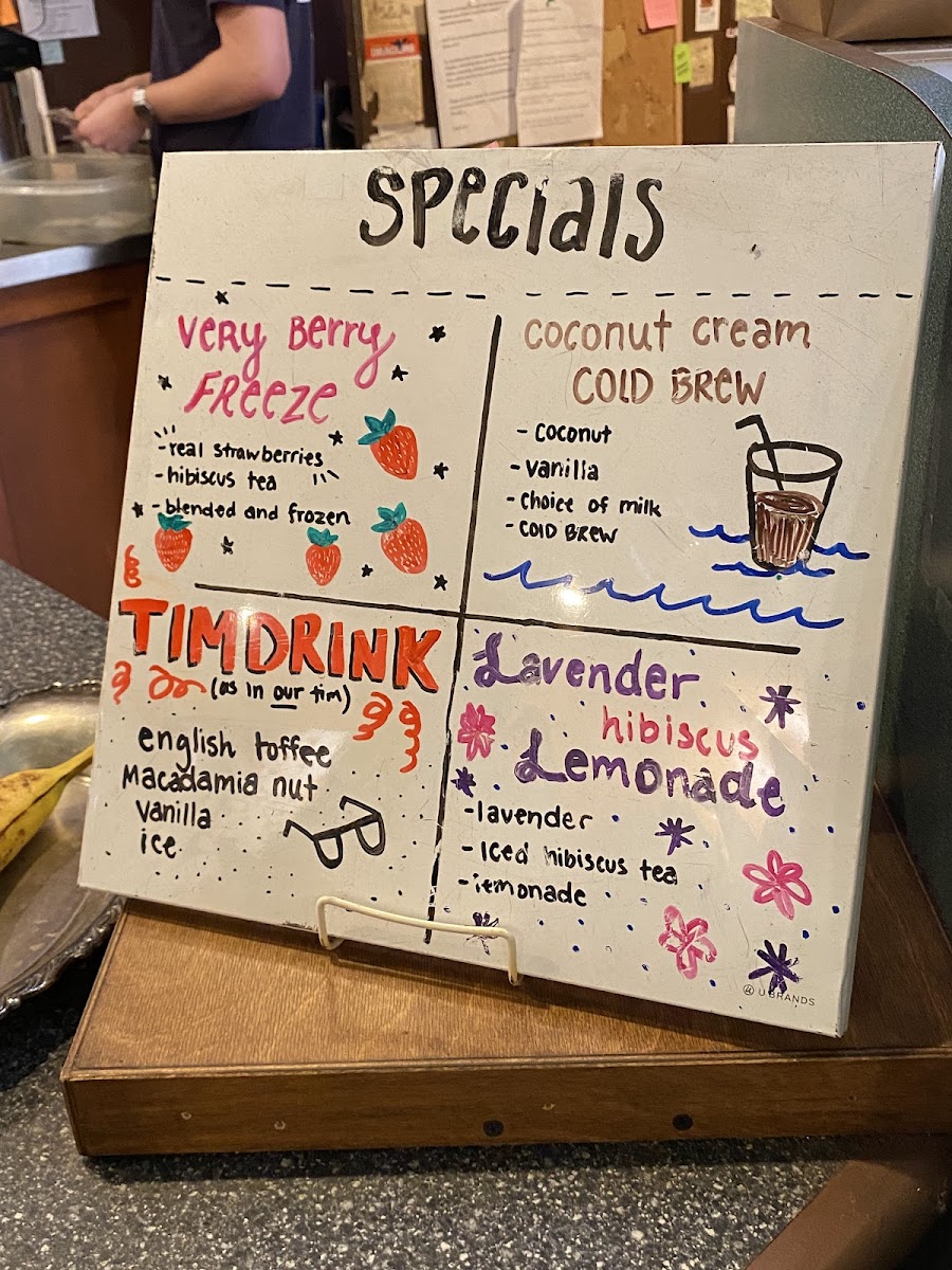 Menu Michelangelo's Coffee House-8